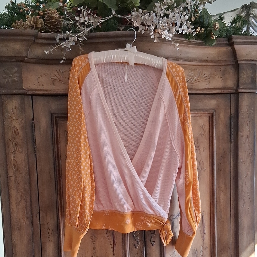 Free People Wrap Style Top